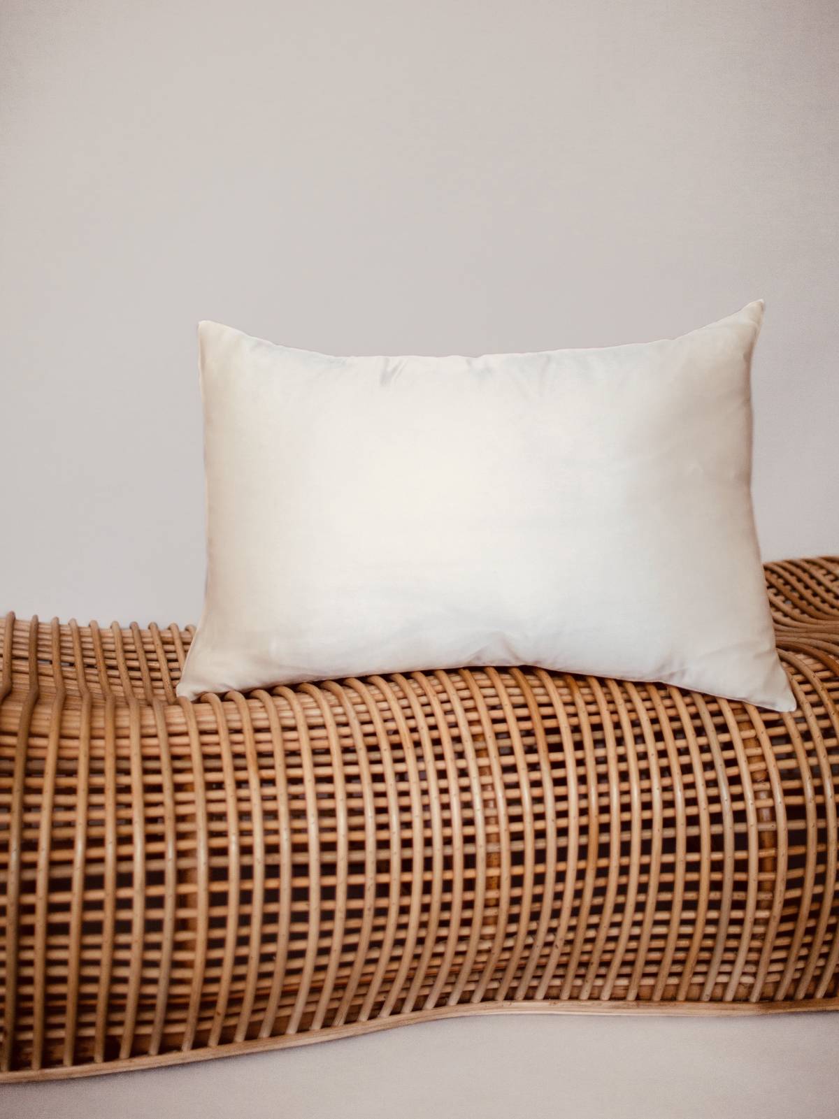 Silk Pillow Case in Ivory