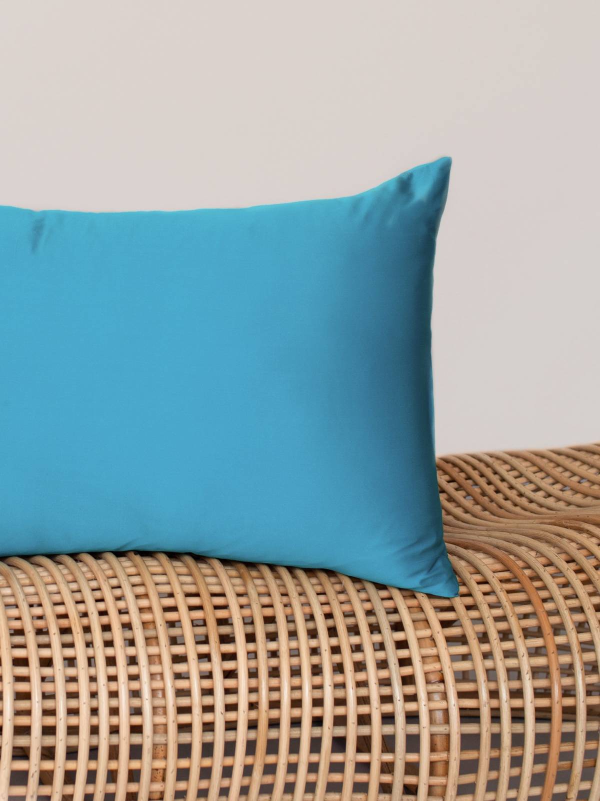 Silk Pillow Case in Turquoise