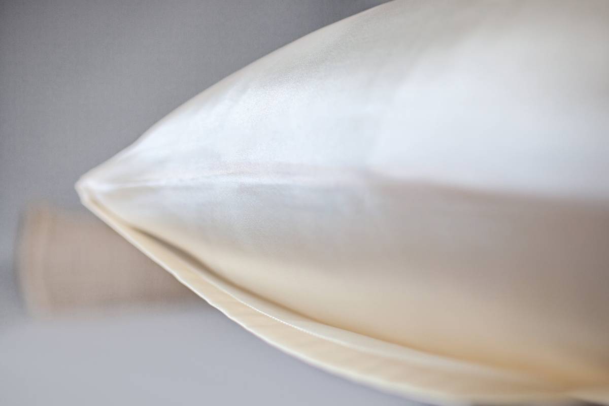 Silk Pillow Case in Ivory - silk&jam