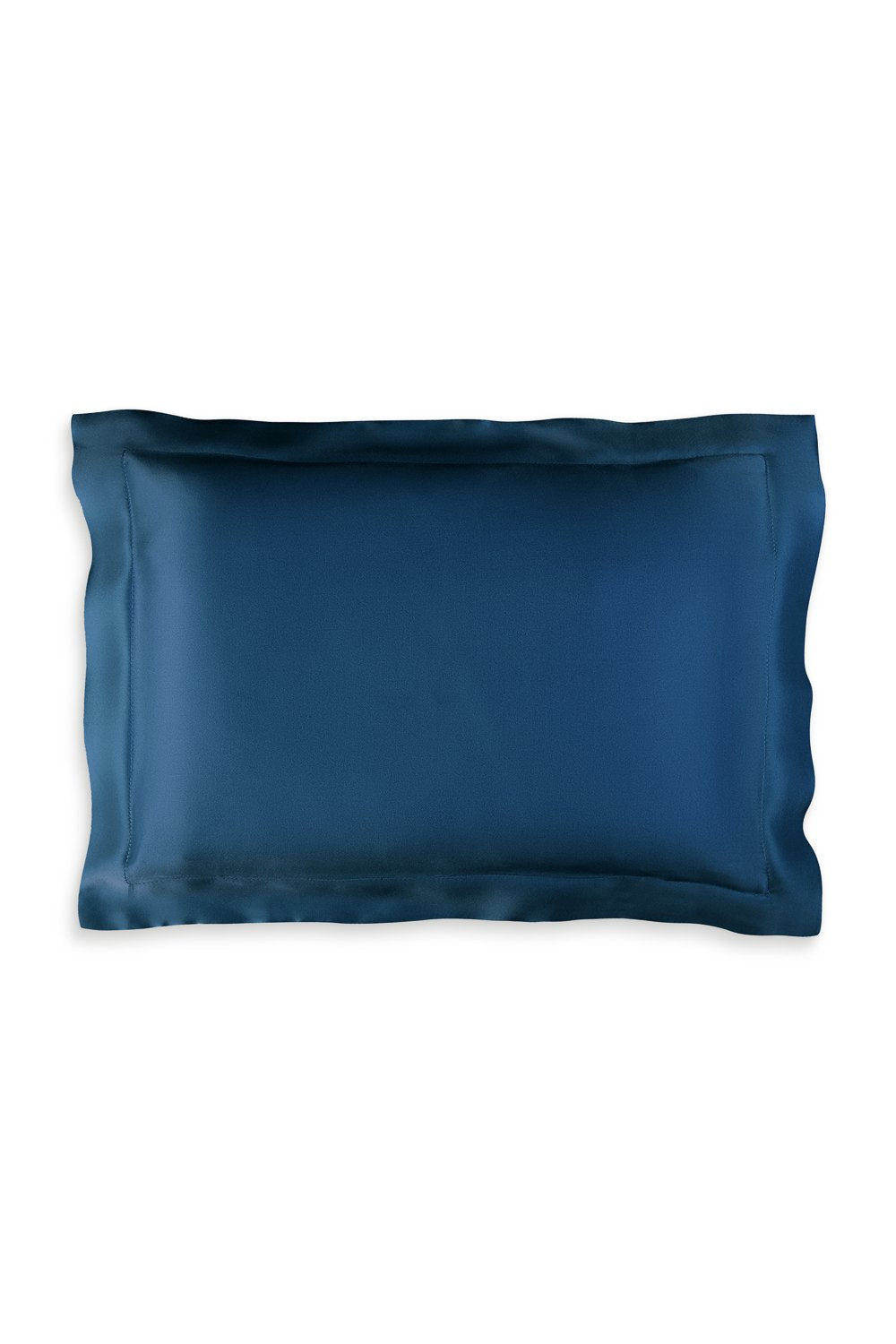 Baby Oxford Silk Pillowcase in Navy Blue