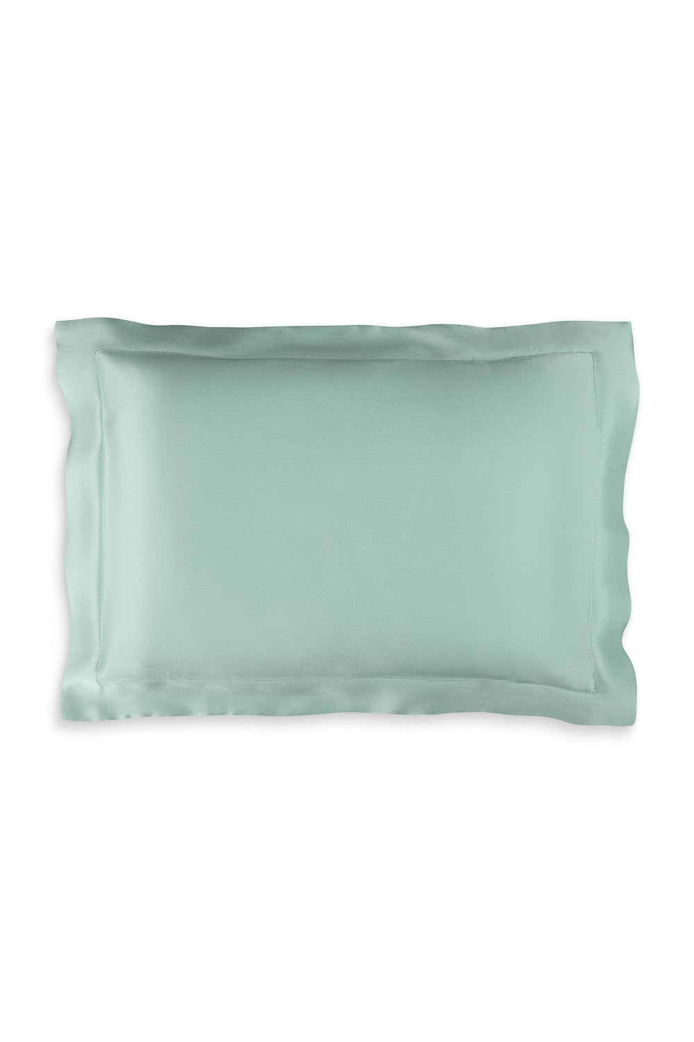 Baby Oxford Silk Pillowcase in Vintage Green - silk&jam