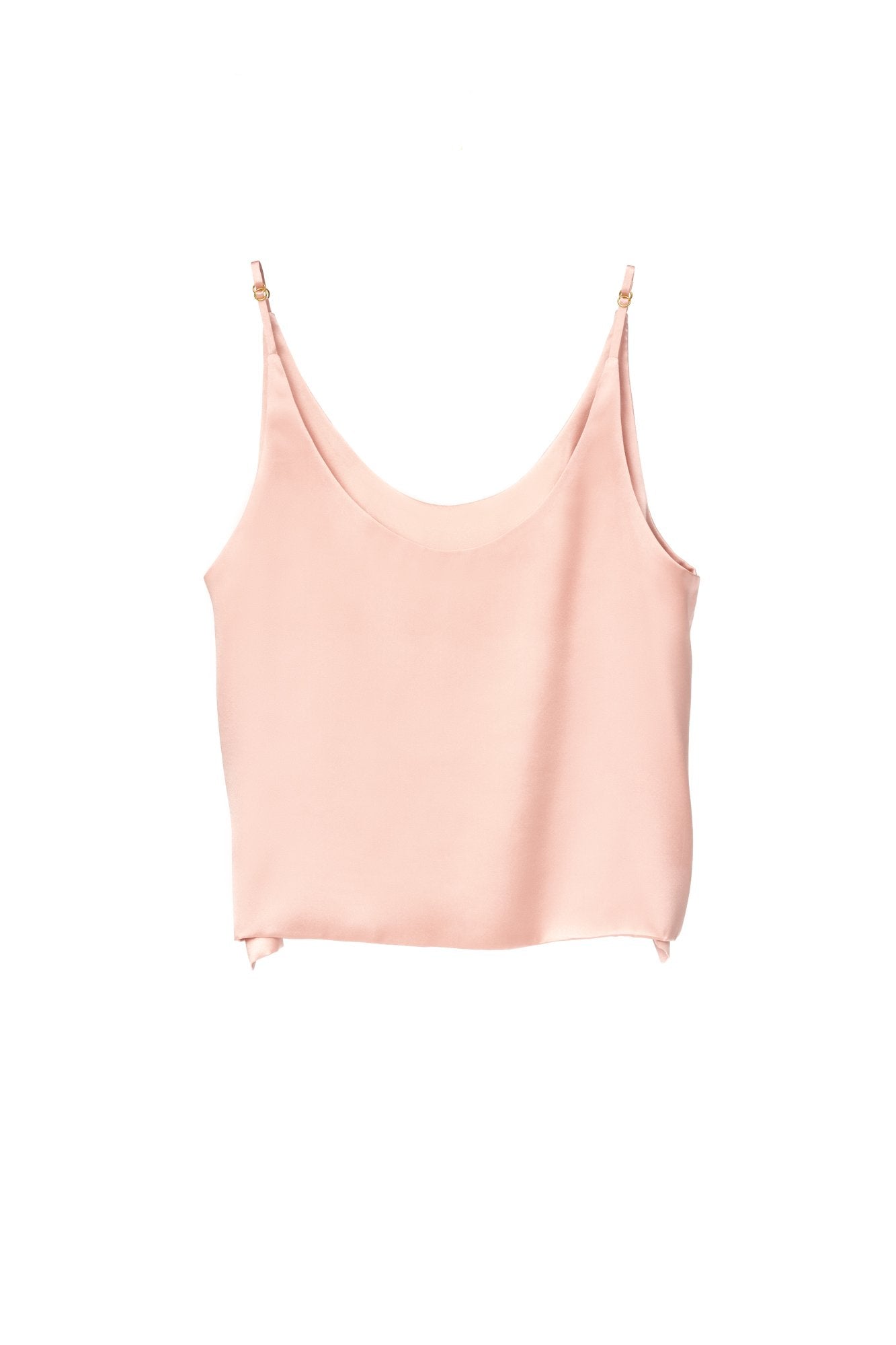 Silk Camisole in Shell Pink – silk&jam