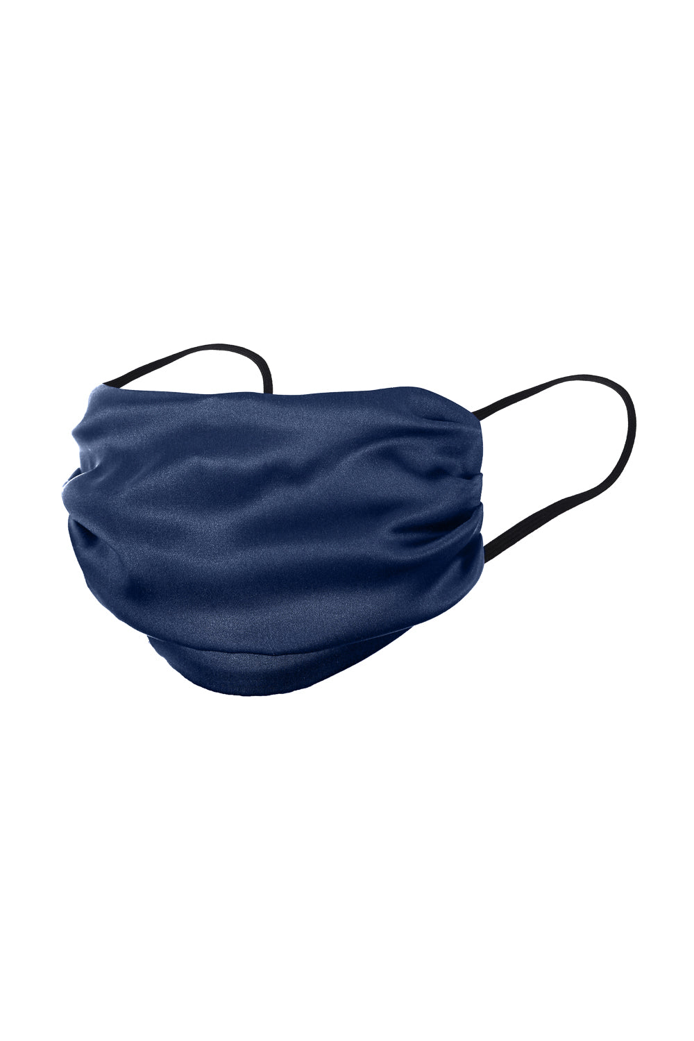 Silk Face Mask in Navy Blue For Him